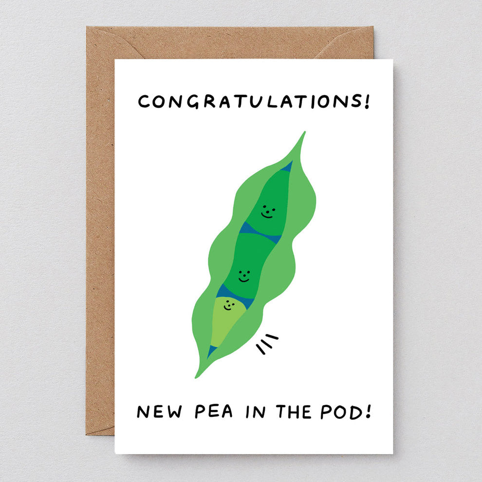 New Pea in the Pod Card