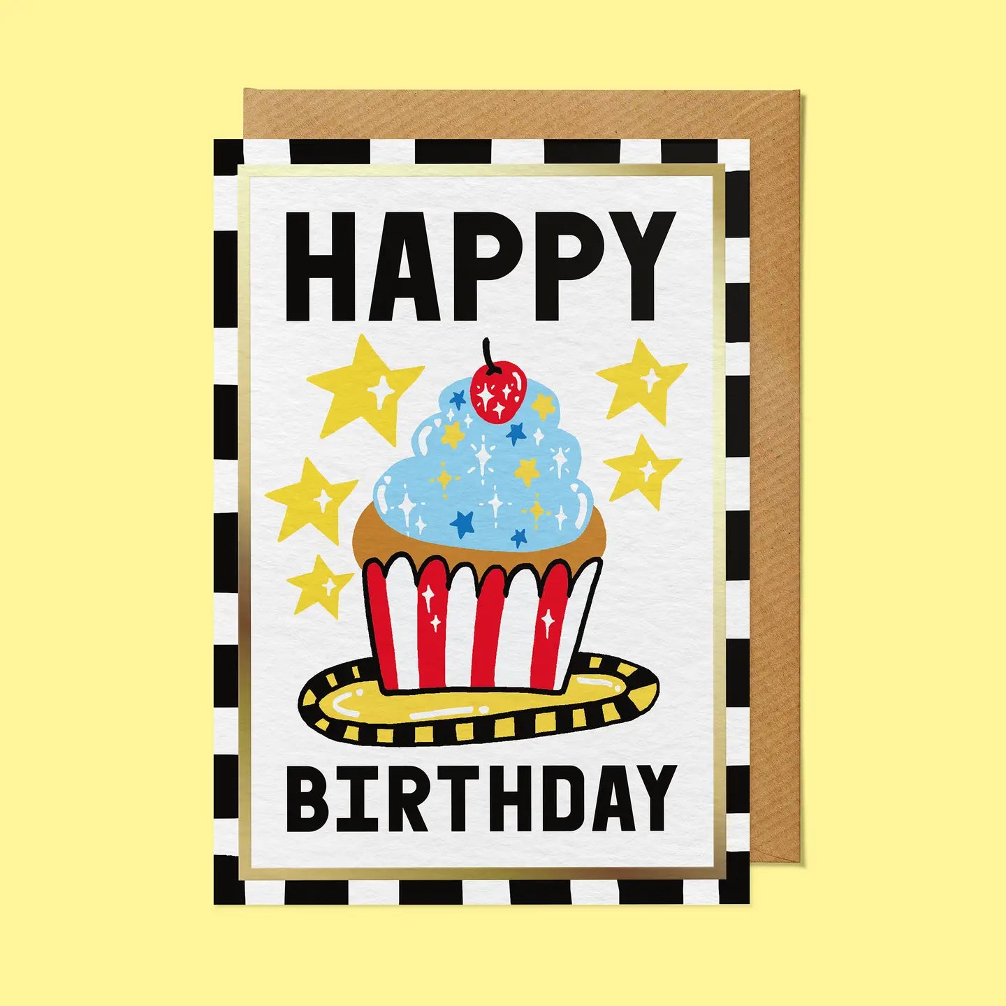 Happy Birthday Cupcake card