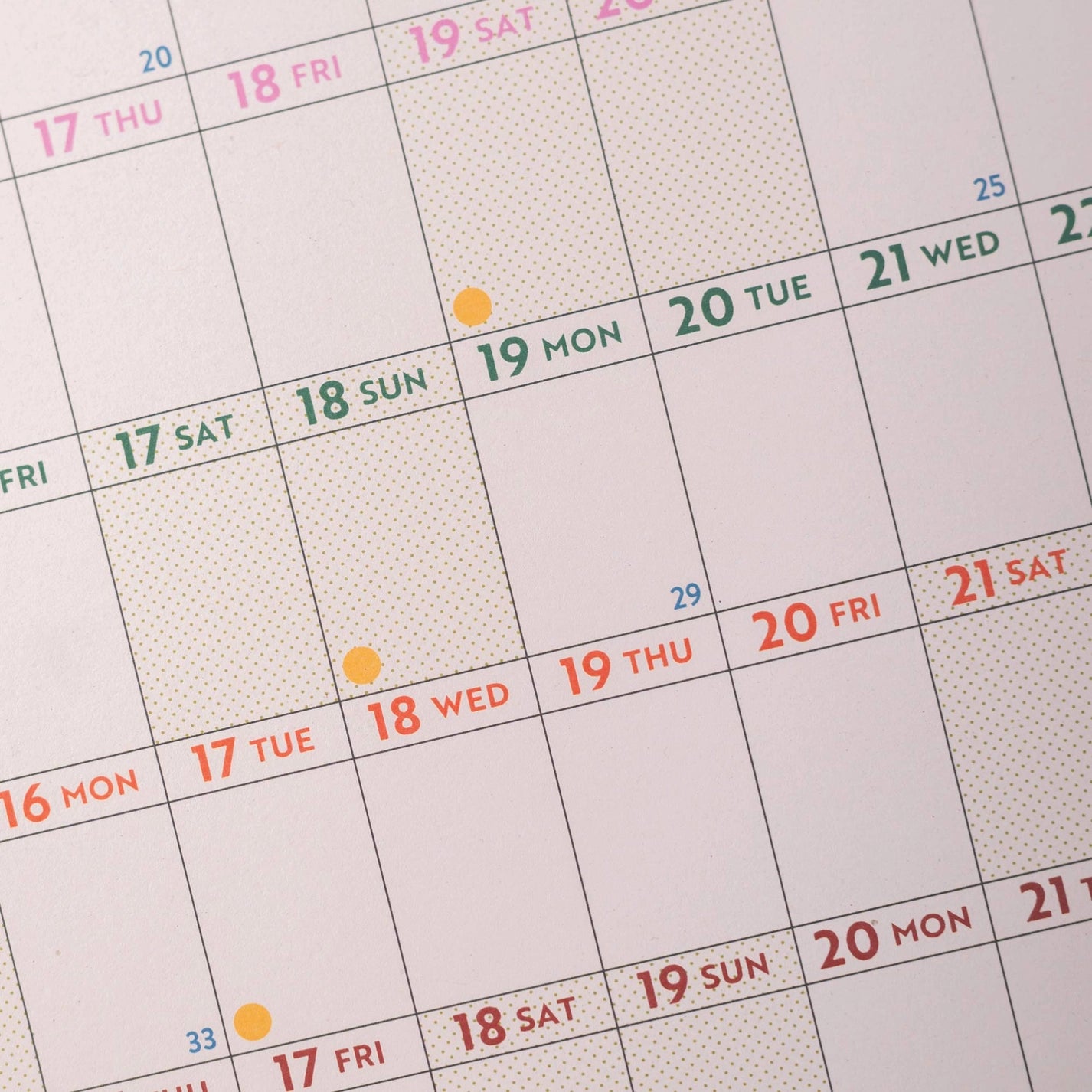 2027 Wall Planner - Landscape