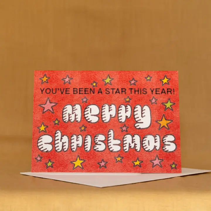 You've Been a Star Christmas Card