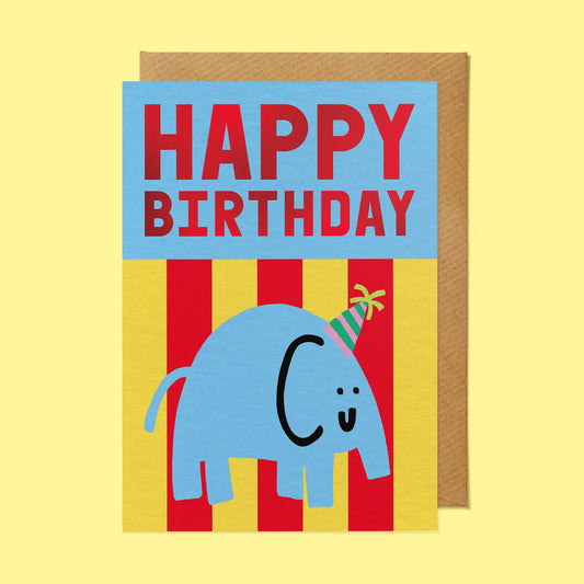 Happy Birthday Elephant card