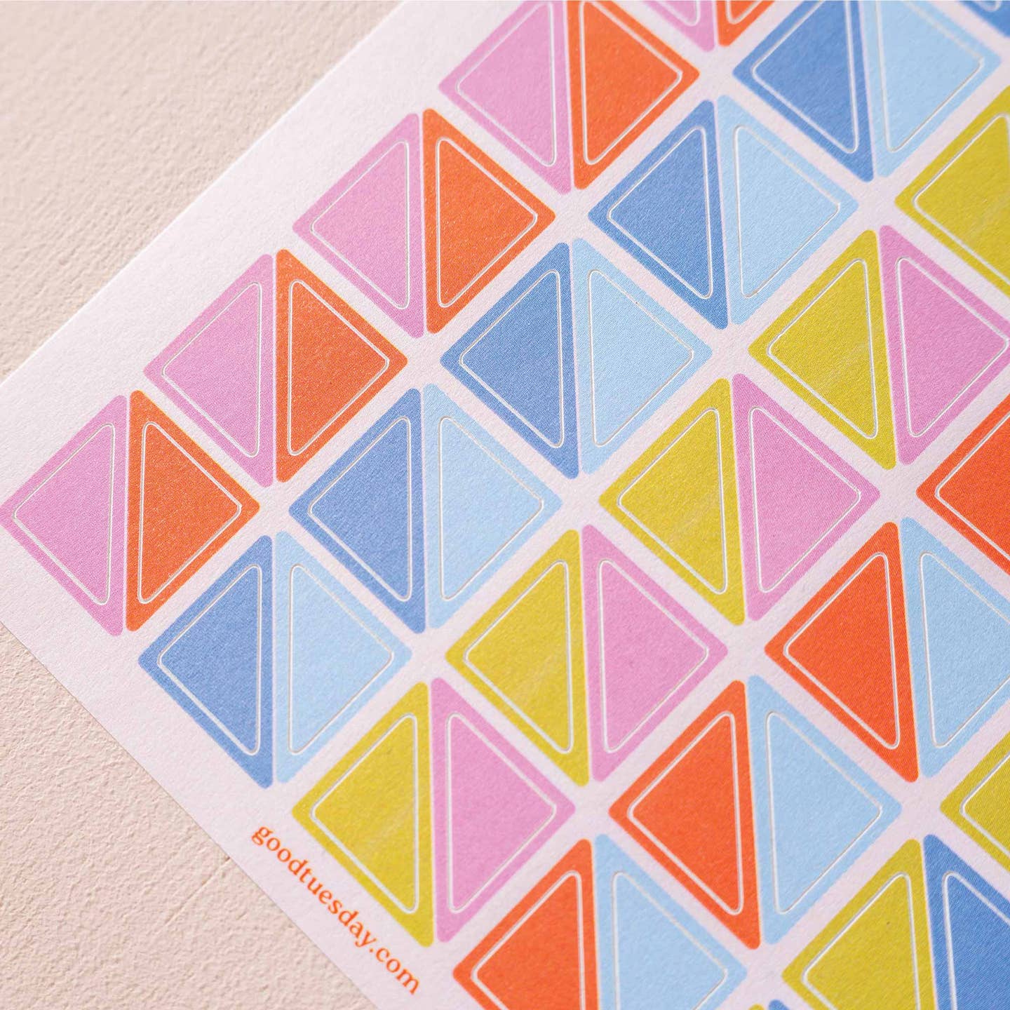 Two sheets of planner stickers from The Pencil Me In stationery shop.