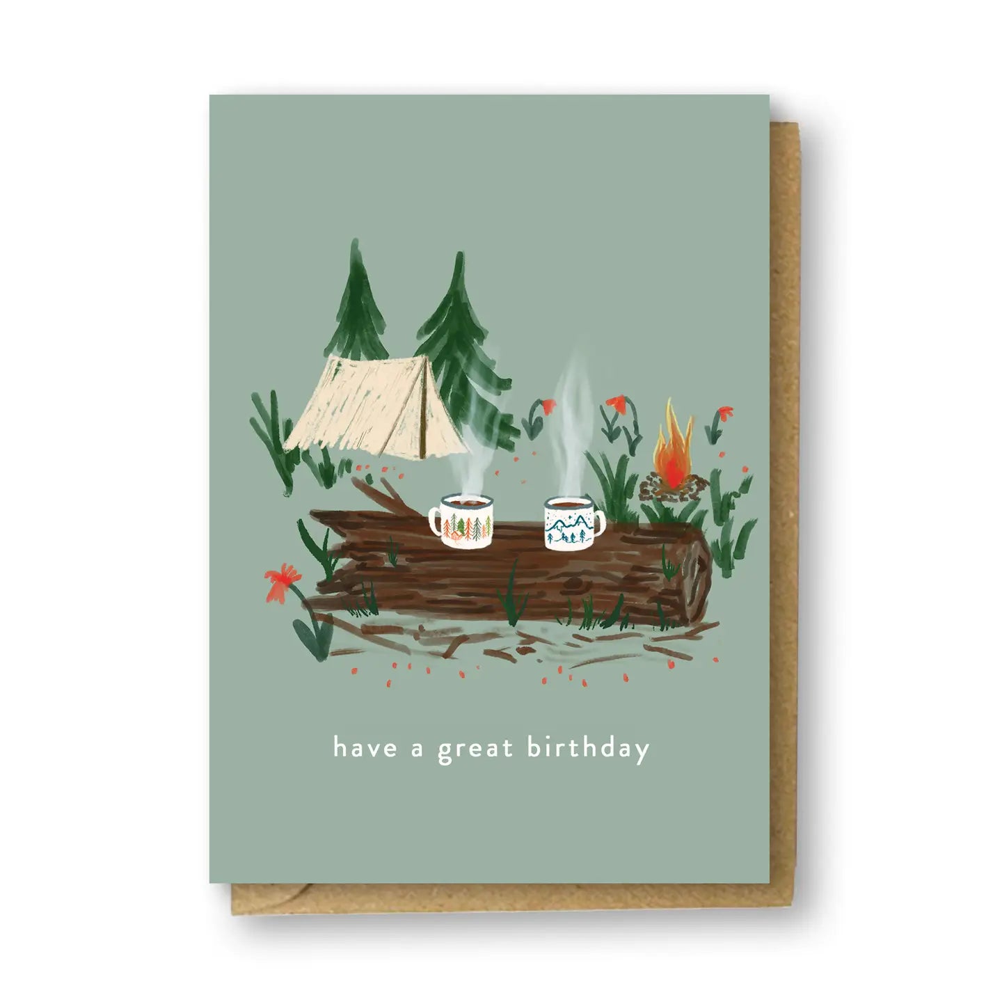 Happy Birthday Campers Card