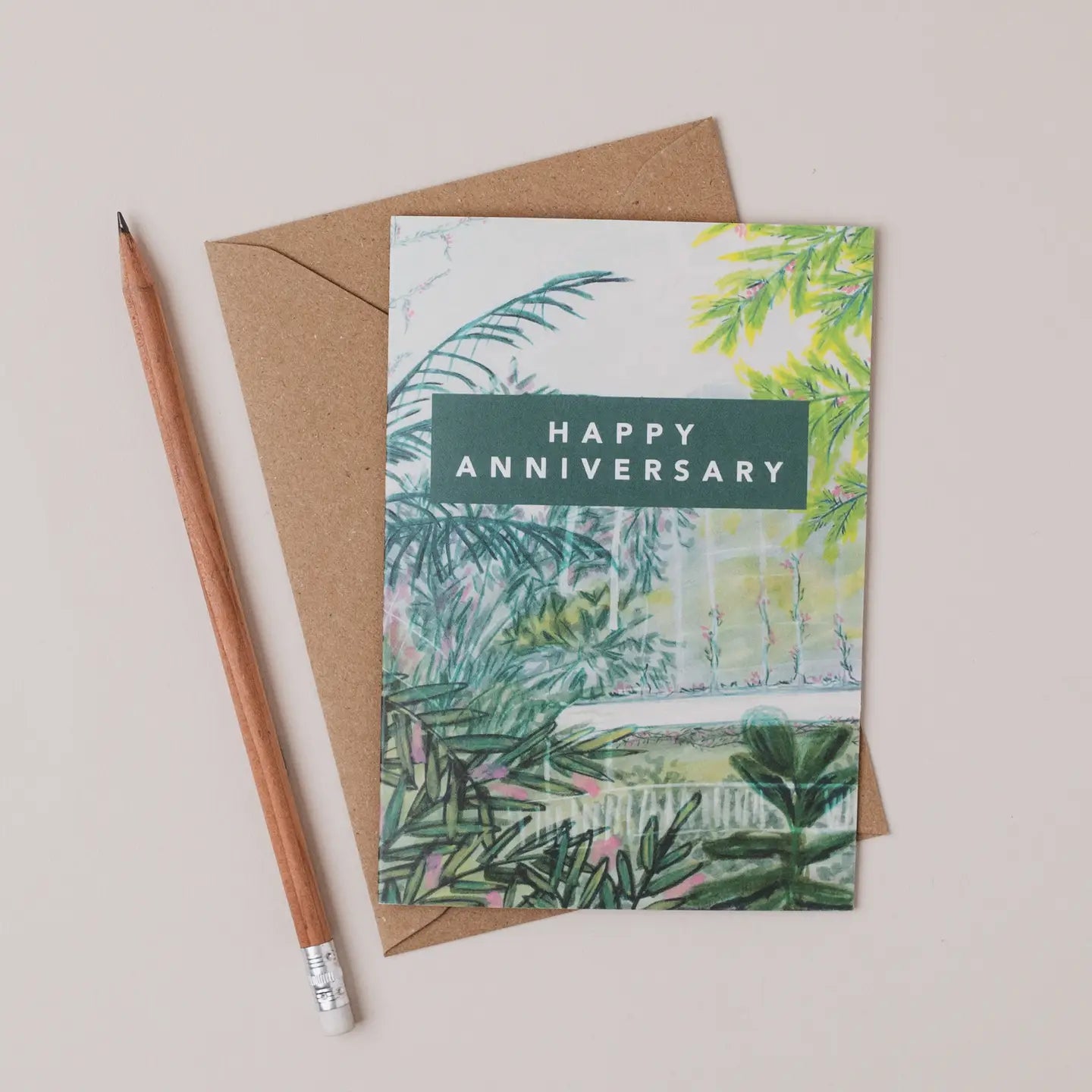 Botanical Gardens Anniversary Card