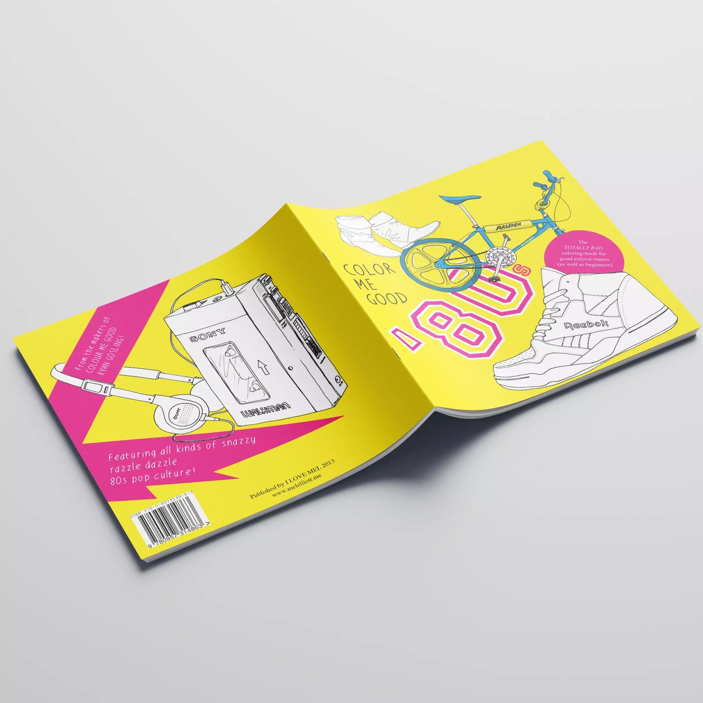 Colour Me Good '80s colouring book