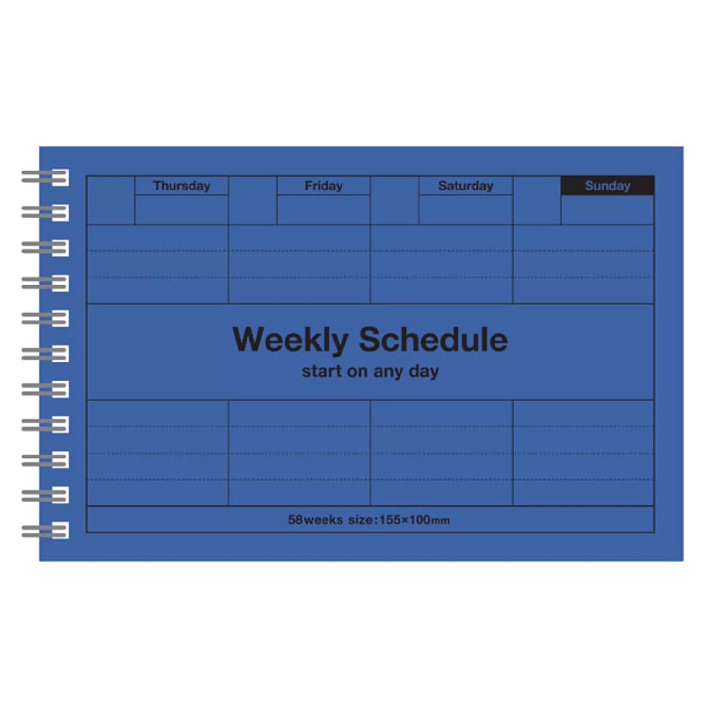 Weekly Schedule - 2 Colours