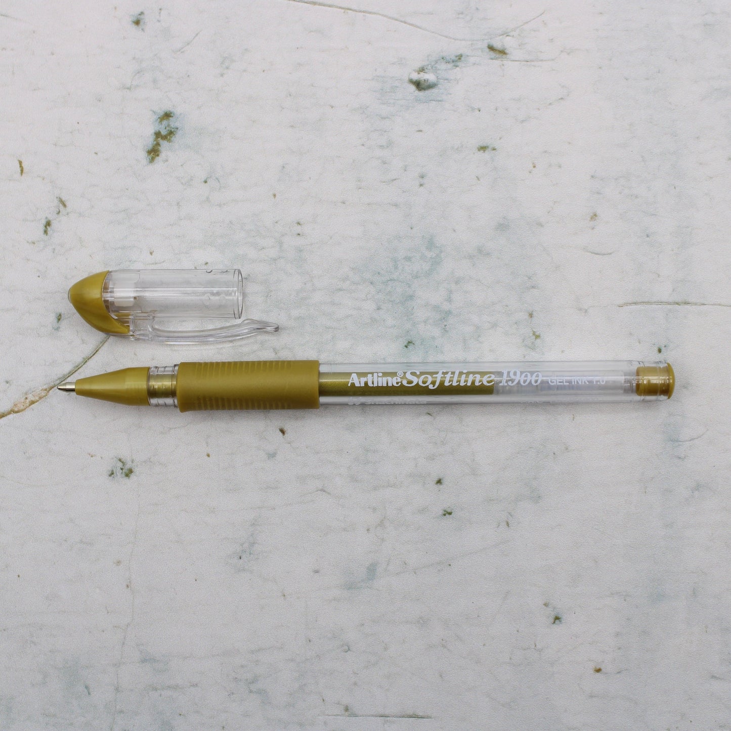 Artline Gold and Silver Rollerball Pen