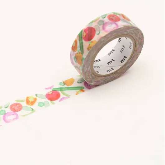Summer Vegetable Washi Tape