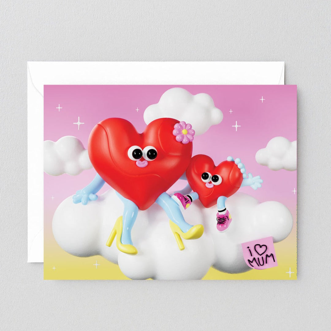 I Love Mum (Hearts)