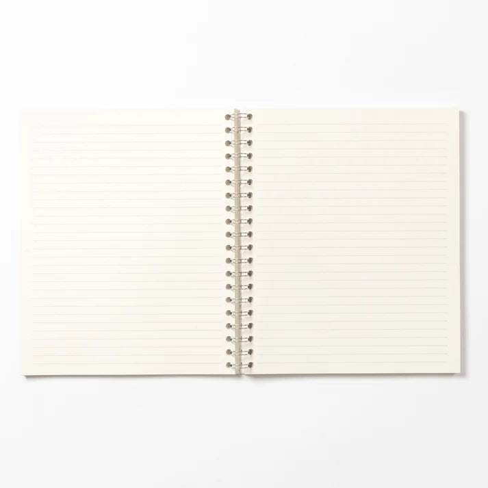 Medio Cobalt Blue Wirebound Notebook (Lined)