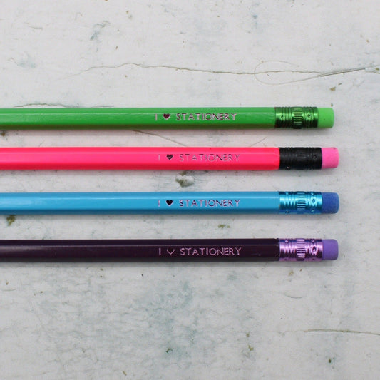 Printed Pencil - I Love Stationery