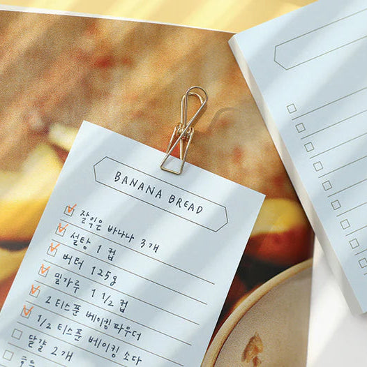 Make a memo pad - 2 colours