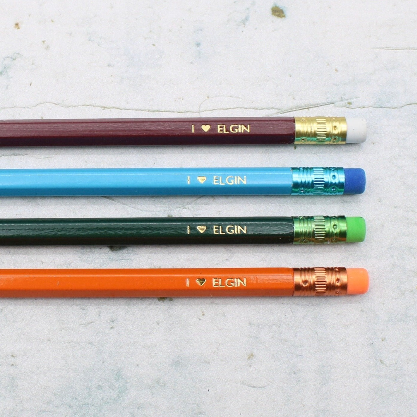 Printed Pencil - I (heart) Elgin