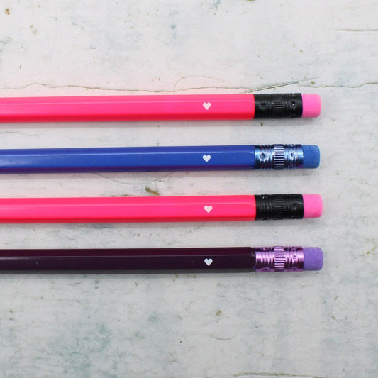 Printed Pencil - Heart symbol
