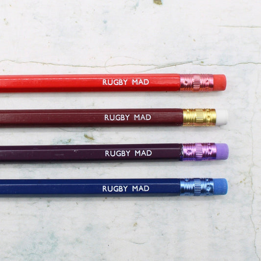 Printed Pencil - Rugby Mad