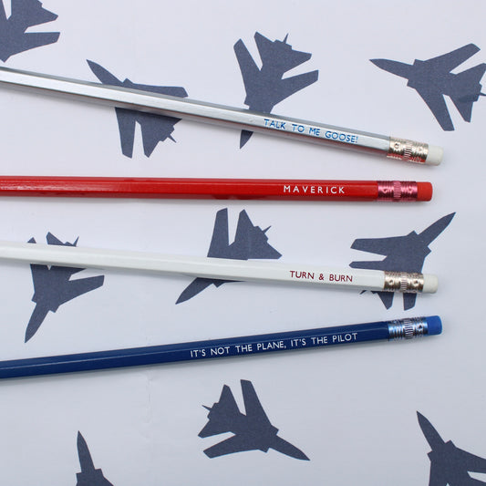 Top Gun inspired Pencil Set