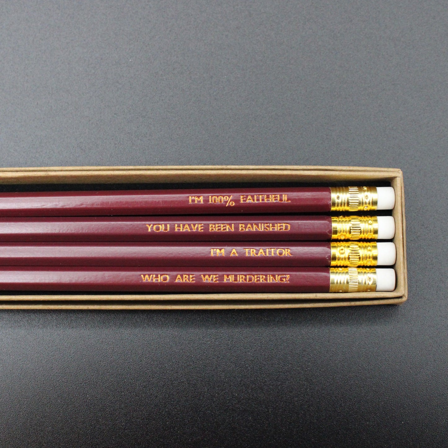 Traitors Inspired Pencil Set