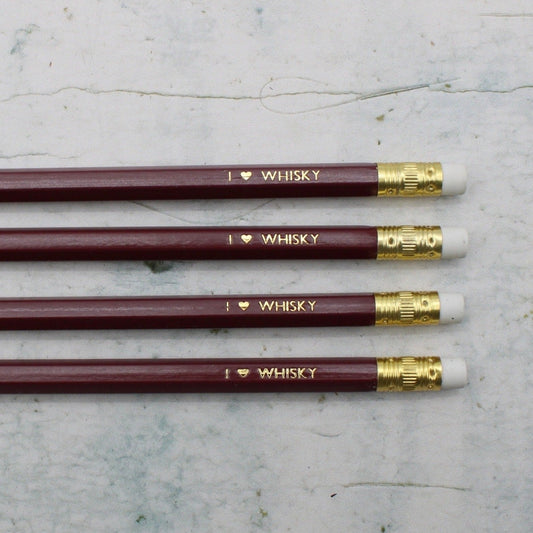 Printed Pencil - I Love Whisky