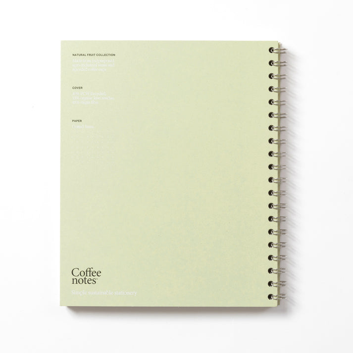 Medio Kiwi Wirebound Notebook (Dotted)
