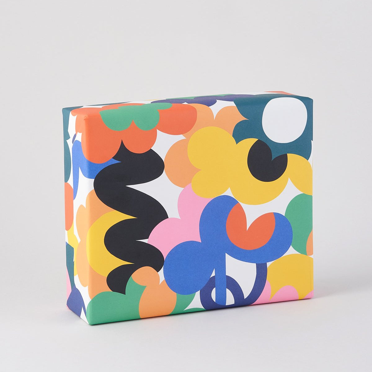 Abstract Flowers Wrapping Paper