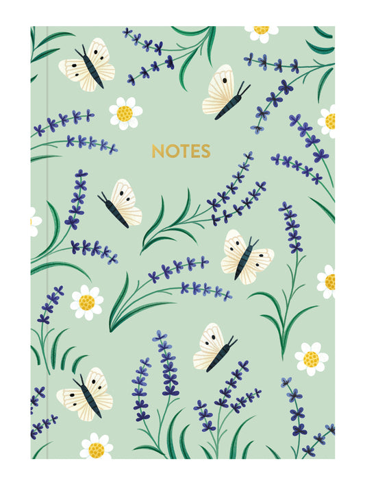 Lavender A5 Lined Notebook  from the Pencil Me In stationery shop