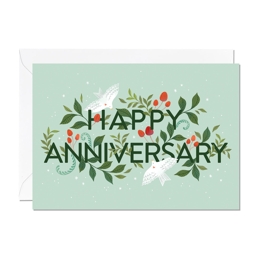 Happy Anniversary - Doves