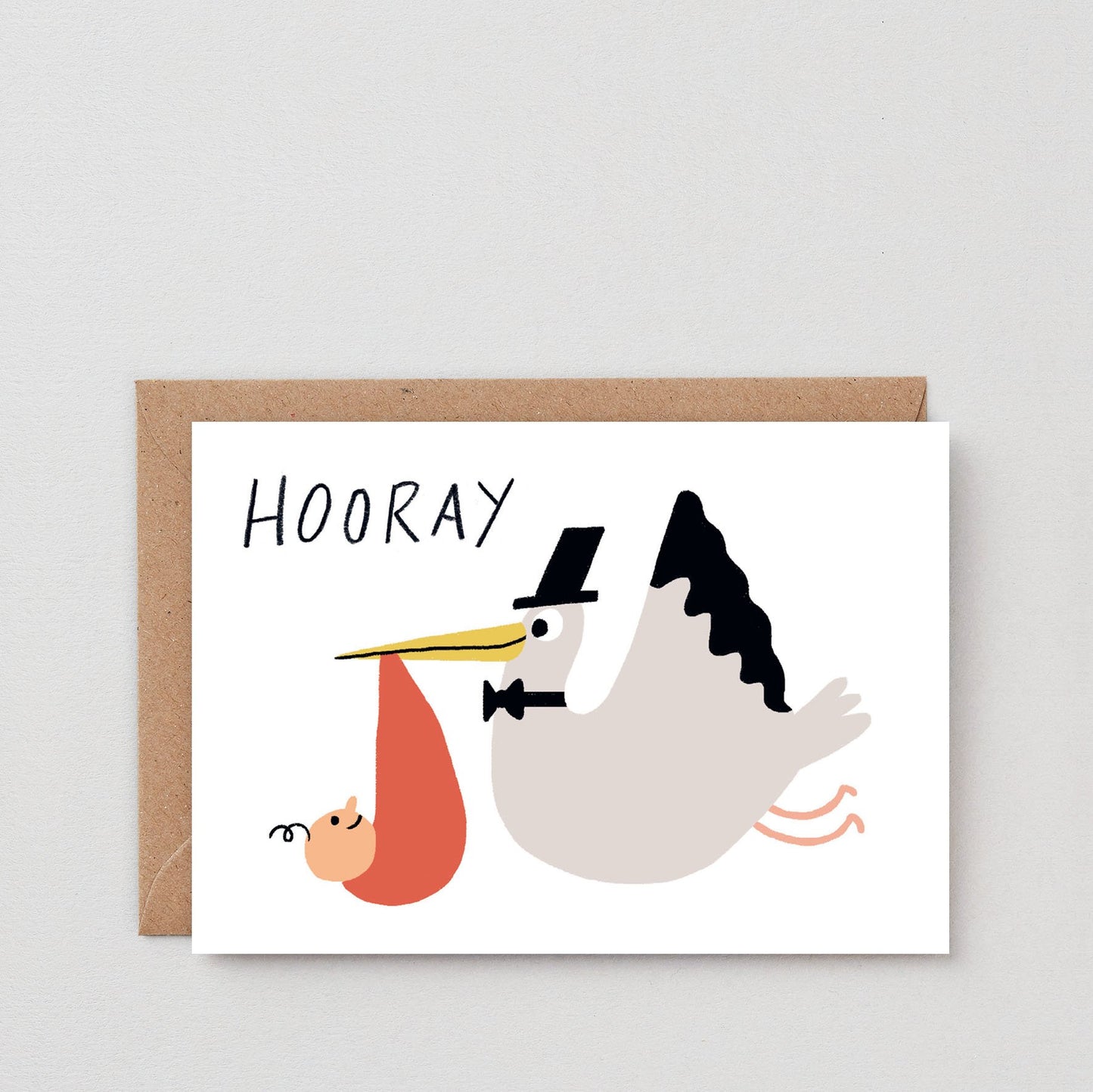 Hooray Stork Card