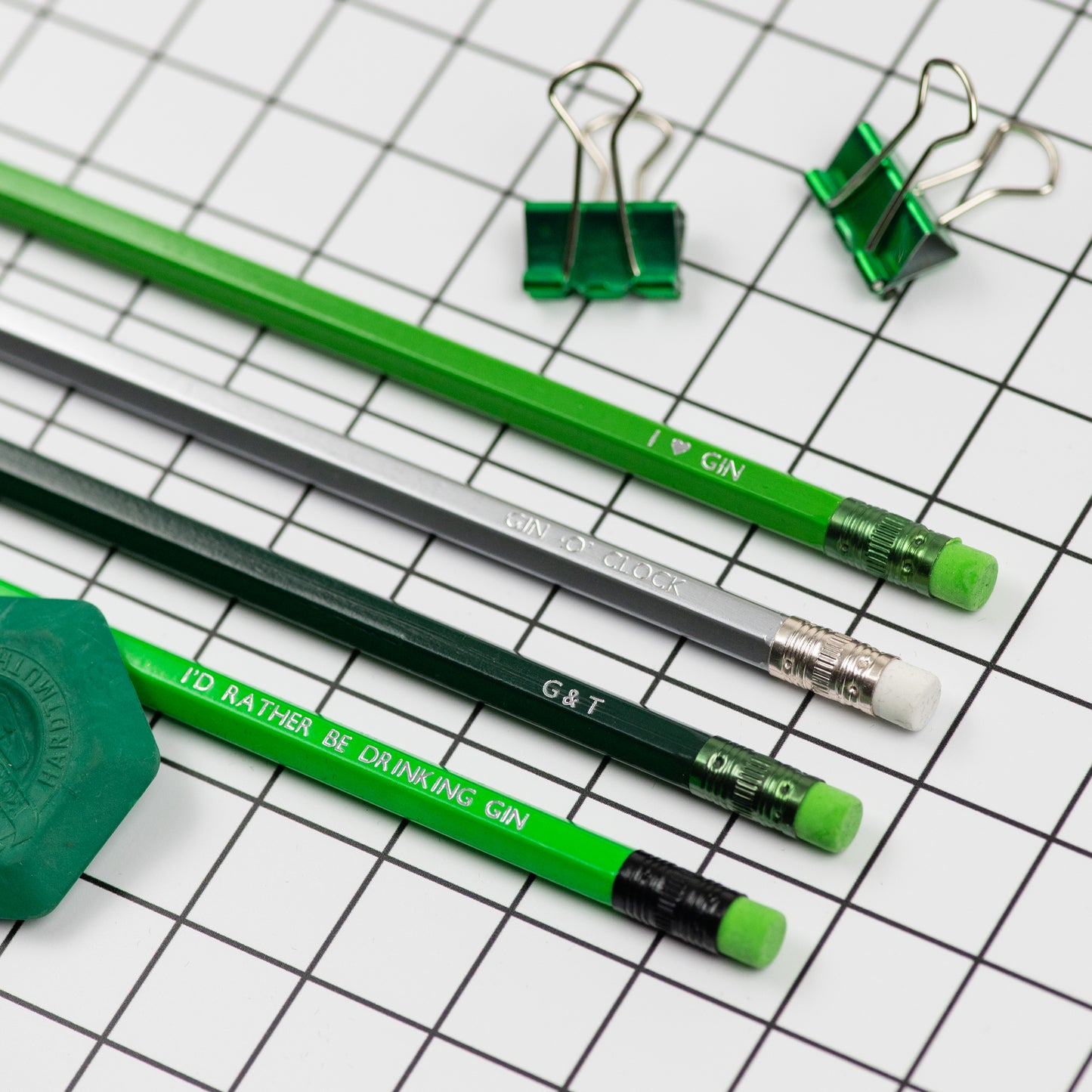 Gin Lover's Pencil Set