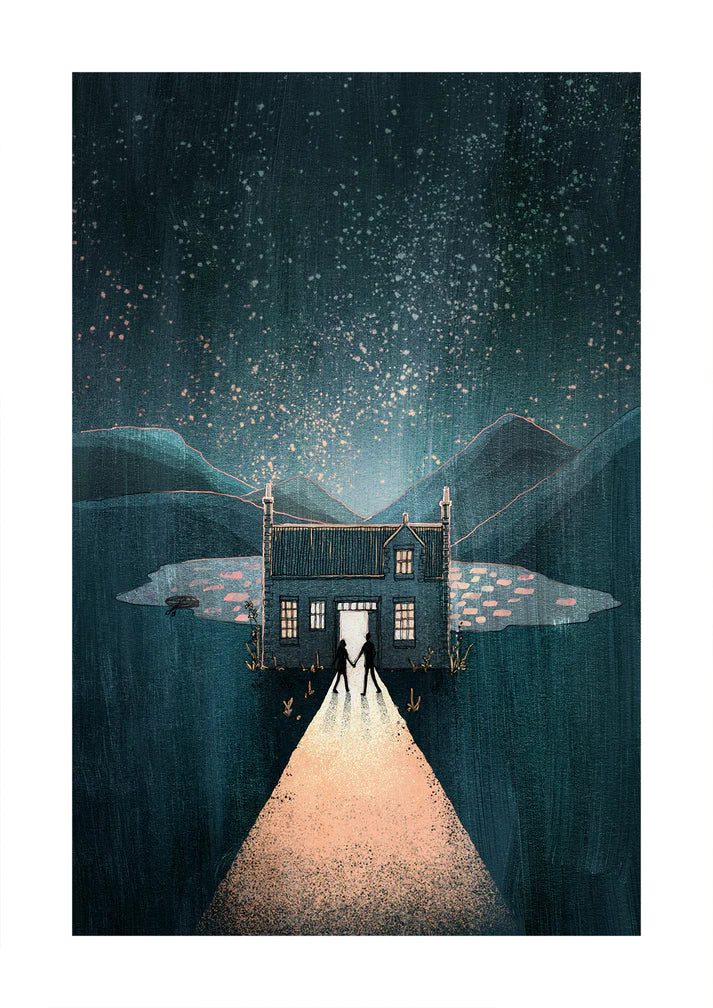 Into the light print from the Pencil Me In stationery shop