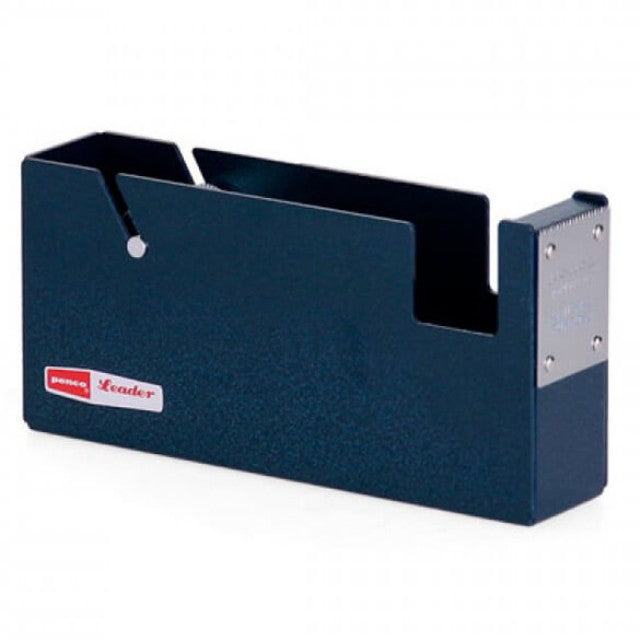A large blue metal tape disperser from the Pencil Me In stationery shop.