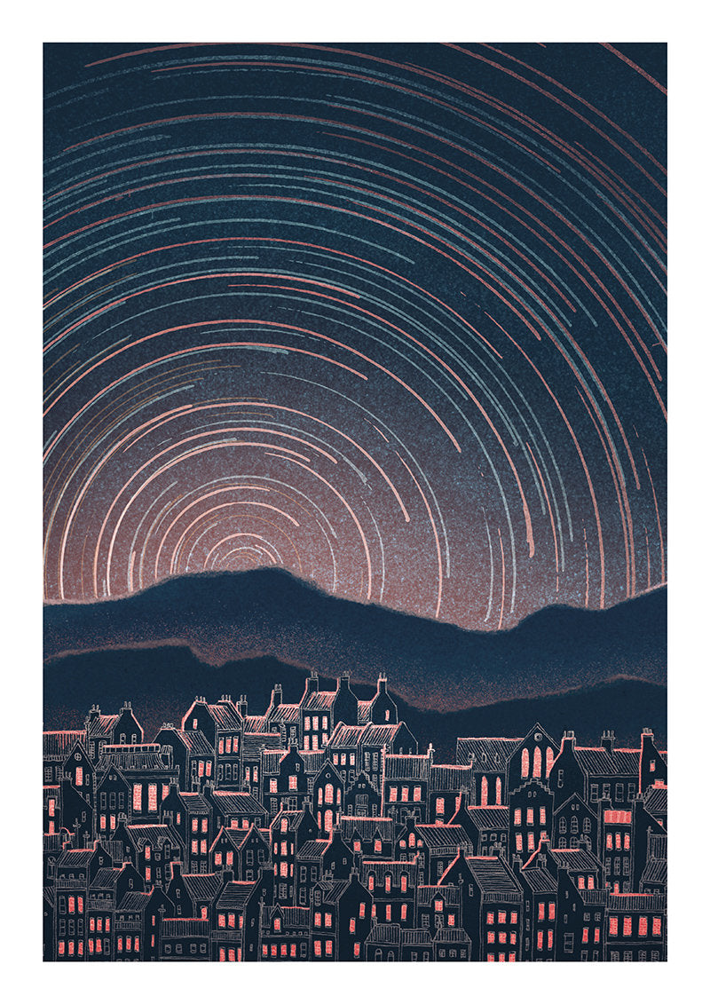 The Trail print from the Pencil Me In stationery shop
