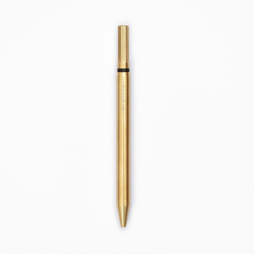 Method pen in brass from the Pencil Me In stationery shop
