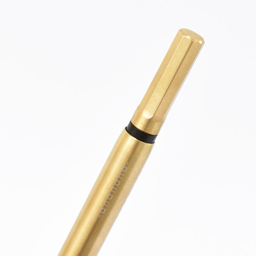Method pen in brass from the Pencil Me In stationery shop