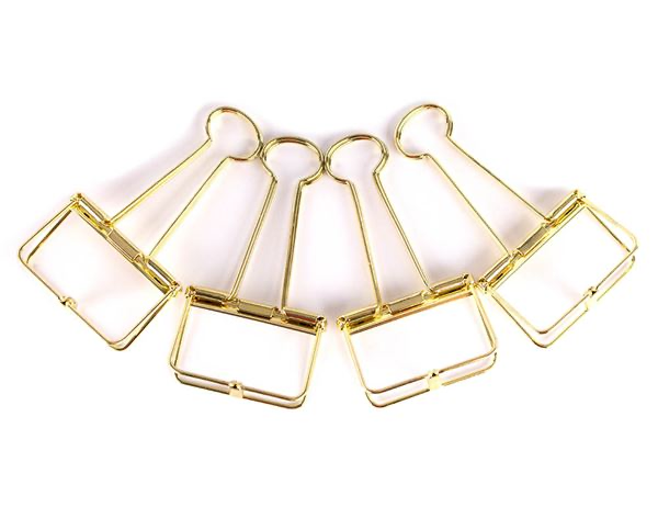 Gold Bull Dog Clips