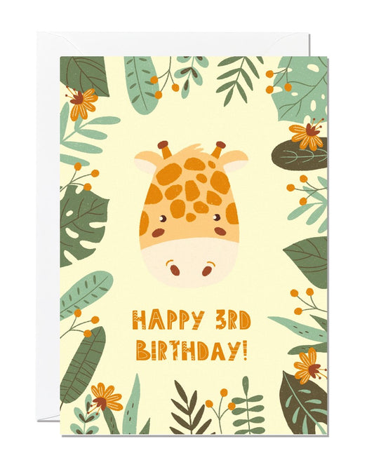 Happy 3rd Birthday Card