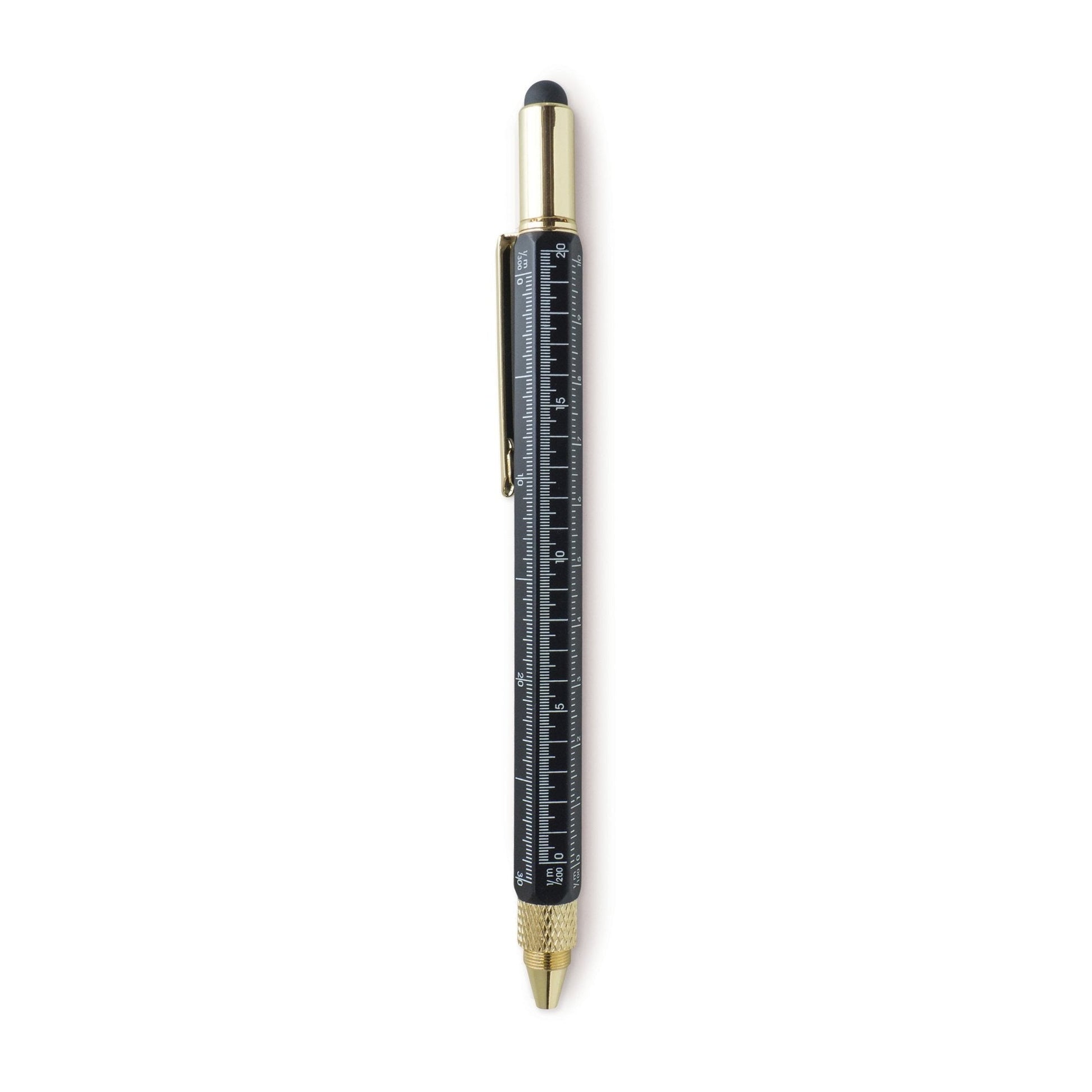 Black tool multi function tool pen from the Pencil Me In stationery shop