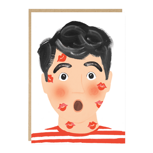Lipstick Kisses card