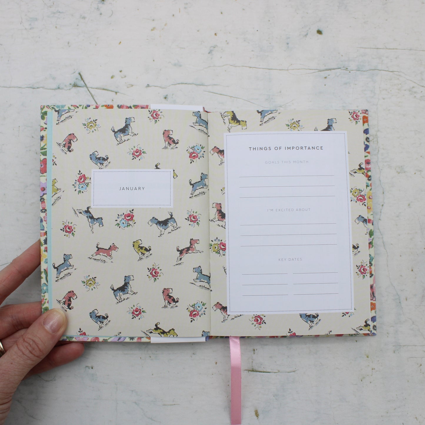 2026 Floral Ditsy Diary -A6