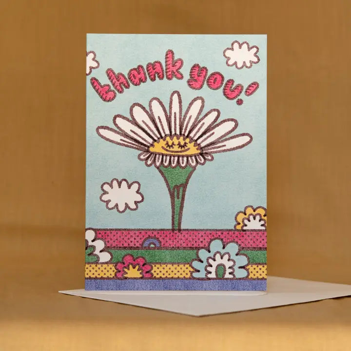 Daisy Thank You Card
