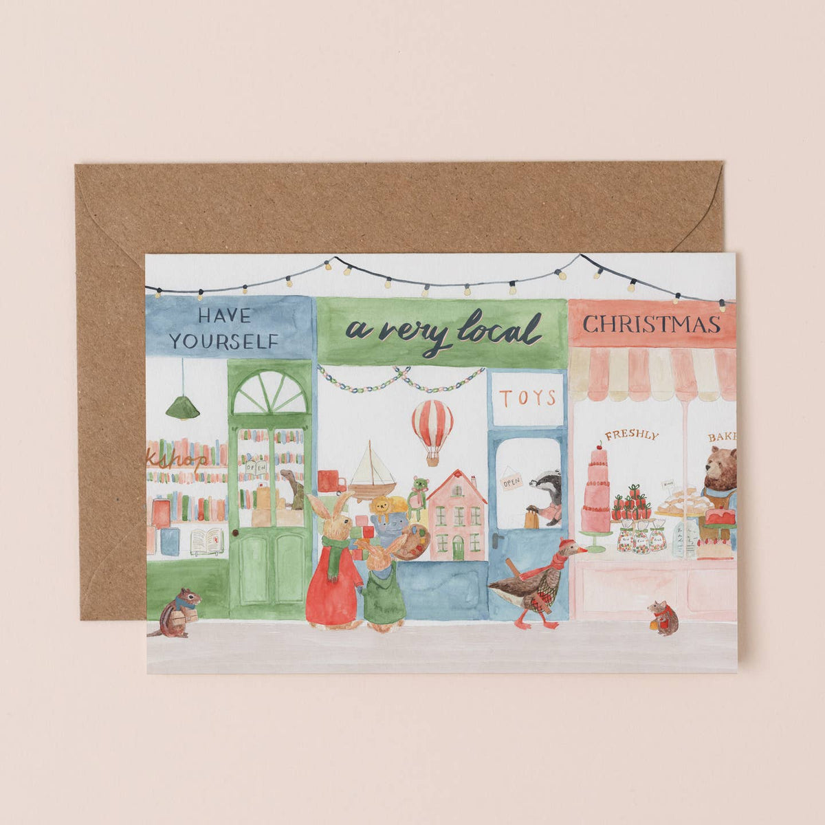 A Very Local Christmas card