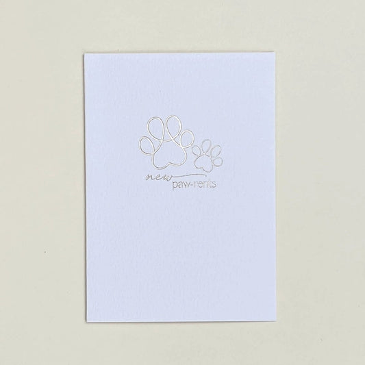 New Paw-rents card