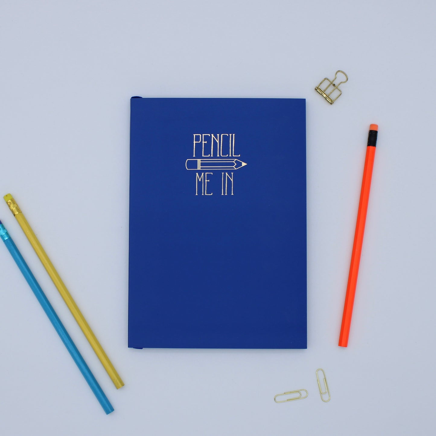 Pencil Me In A5 lined notebook - 2 colours