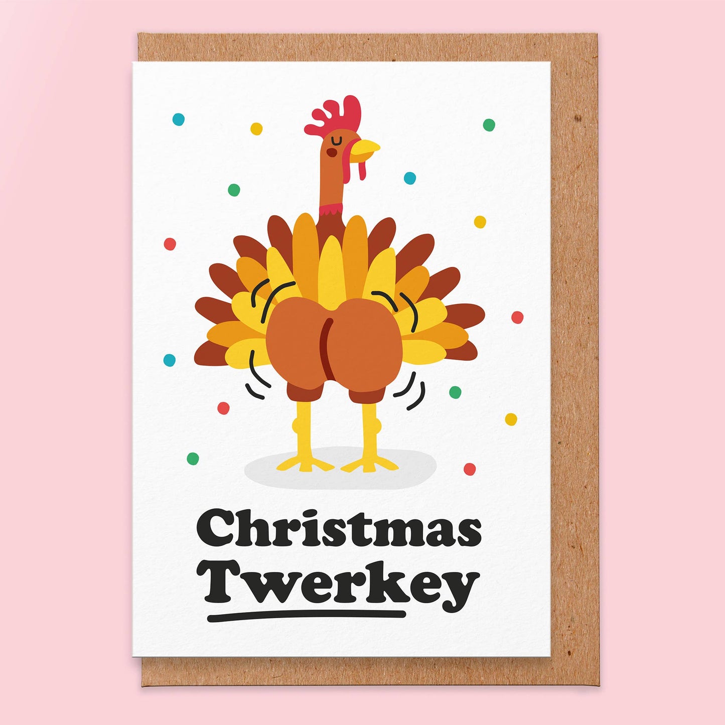 Twerkey Christmas Card