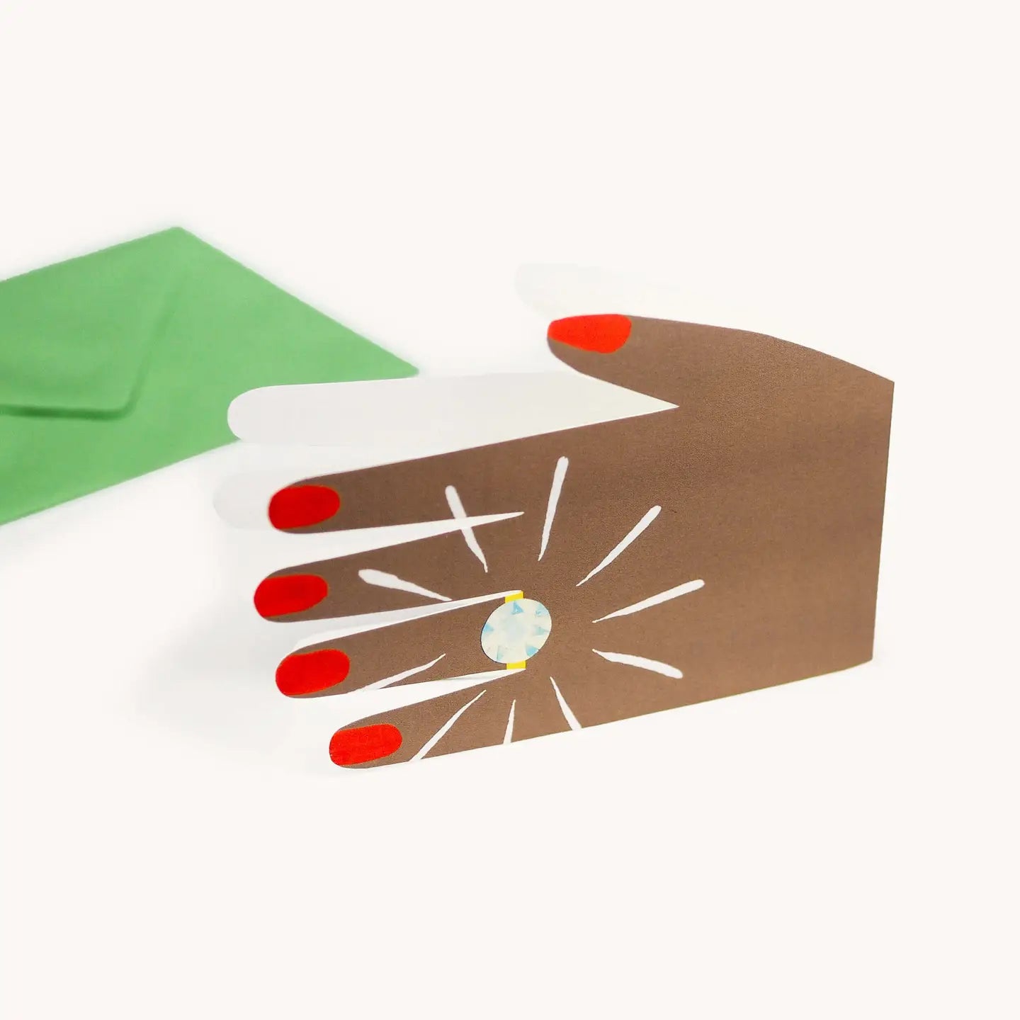 Diamond Ring Engagement Card