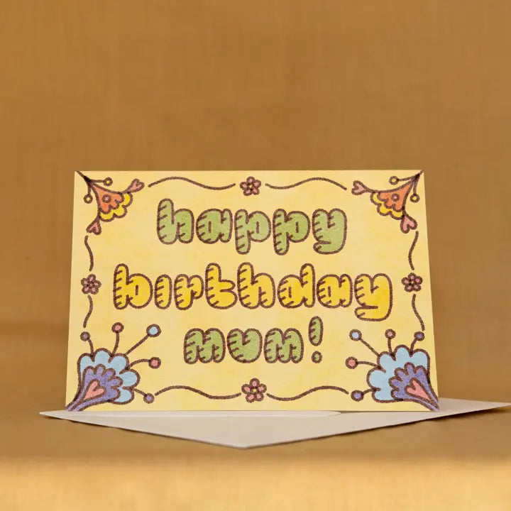 Happy Birthday Mum Card