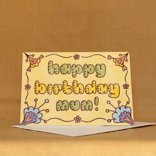 Happy Birthday Mum Card