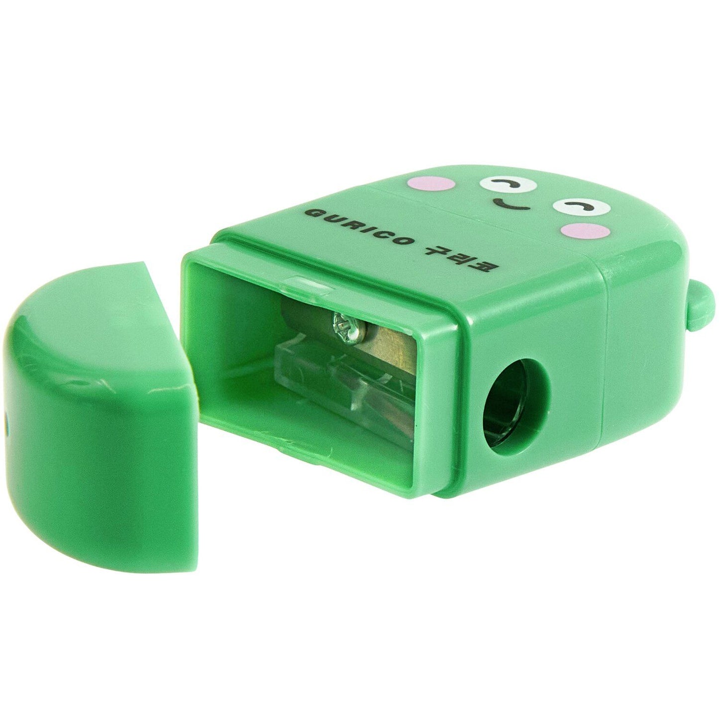Frog sharpener with eraser