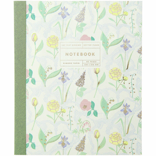 A4 Spring Flowers notebook