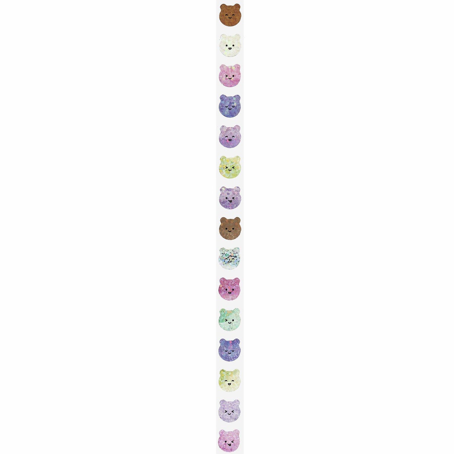 Mini holographic Bear stickers