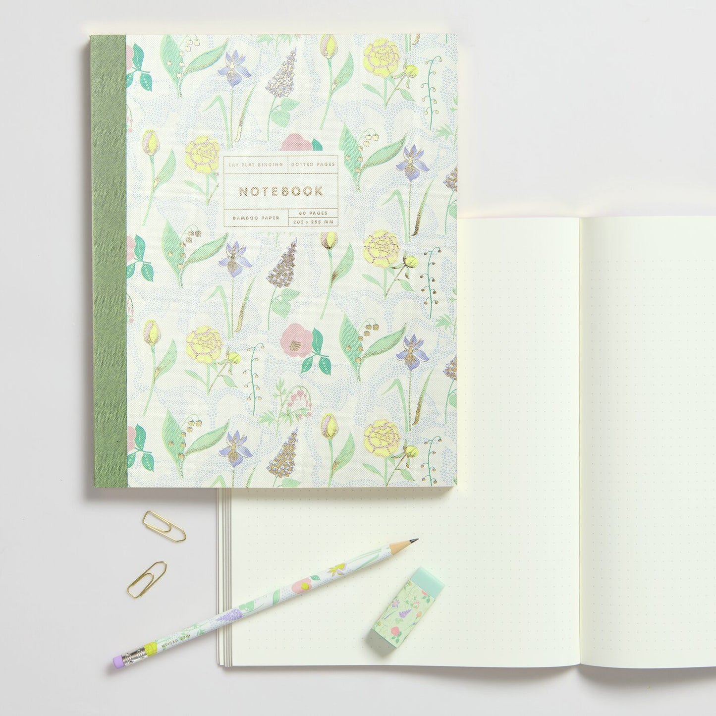 A4 Spring Flowers notebook